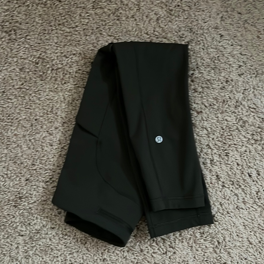 Green Lululemon Leggings Size 4
